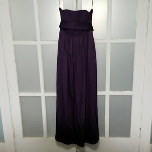 Vera Wang Strapless Bridesmaid Dress - amethyst